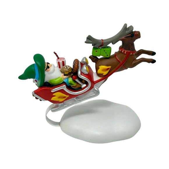 Department 56 - North Pole " Fly Through Elf" Accessory - Vintage - 2003 - Picture 1 of 7